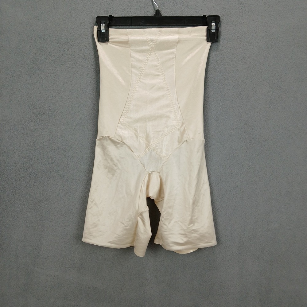 Cupid Triple Panel High Waist Thigh Slimmer Shapewear Bottom Womens Medium Beige